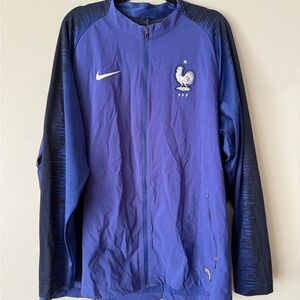 Nike FFF Blue and Black Men's Windbreaker